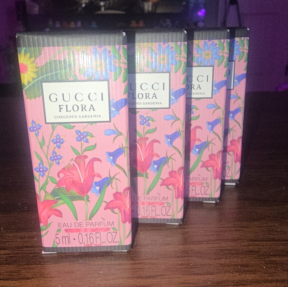 Gucci Flora Gorgeous Gardenia Eau de Parfum Set Of 4 5ml Each